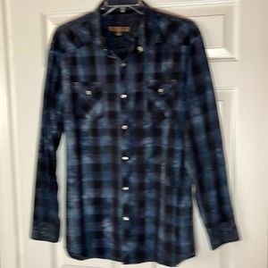 Pronto Uomo Casual Western Style Long Sleeve Shirt